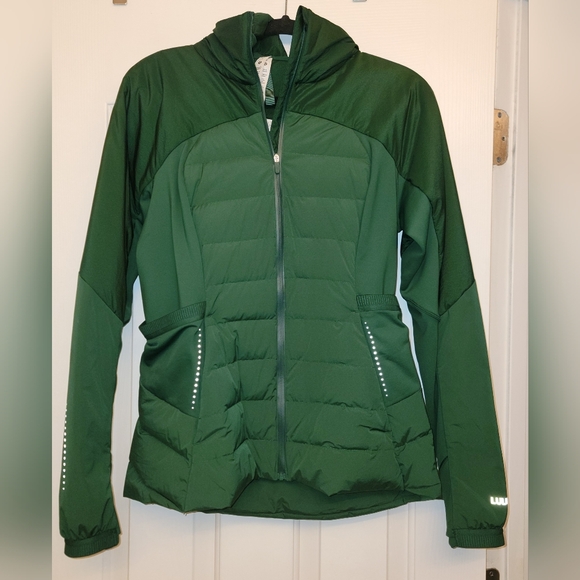 lululemon athletica Jackets & Blazers - Lululemon Down For it All Everglade Green Jacket - discontinued color